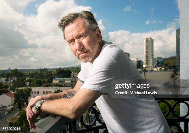 Actor Tim Roth photographed for New York Observer on November 2 in Los Angeles, California. PUBLISHED IMAGE