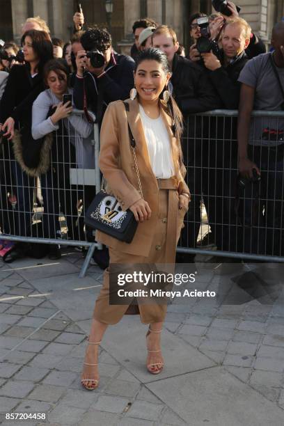 Princess of Thailand, Sirivannavari Nariratana attends the Louis Vuitton show as part of the Paris Fashion Week Womenswear Spring/Summer 2018 on...