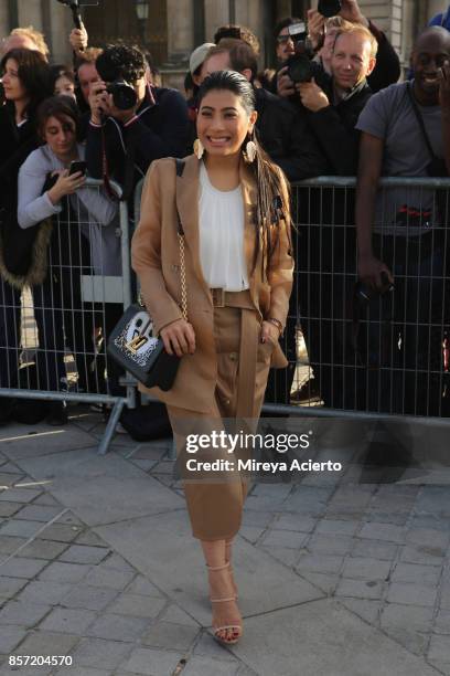 Princess of Thailand, Sirivannavari Nariratana attends the Louis Vuitton show as part of the Paris Fashion Week Womenswear Spring/Summer 2018 on...