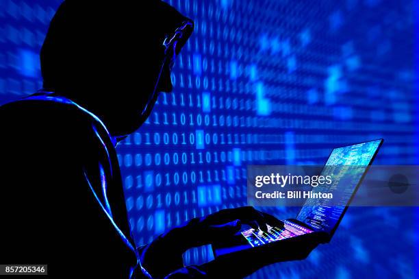 blue hacker code - bill hinton stock pictures, royalty-free photos & images