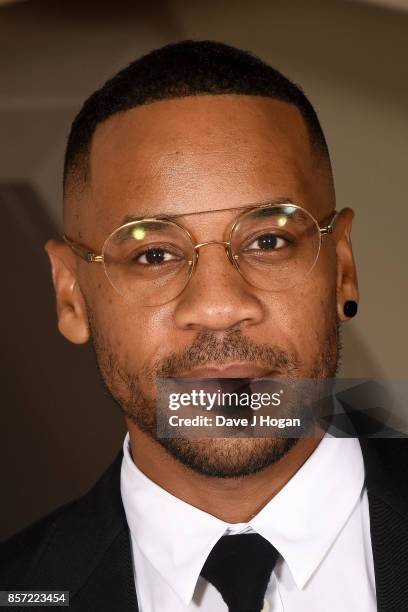 Reggie Yates attends the BFI Luminous Fundraising Gala at The Guildhall on October 3, 2017 in London, England.