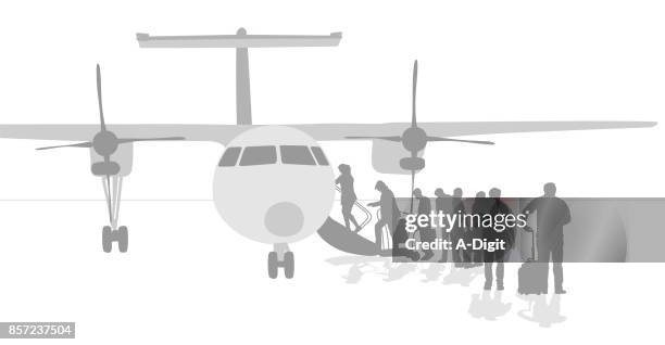 all aboard background - airport tarmac stock illustrations