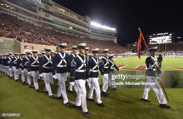 Virginia Tech Color Guard 169 Virginia Tech Corps Of Cadets Stock Photos, High-Res Pictures, and ...