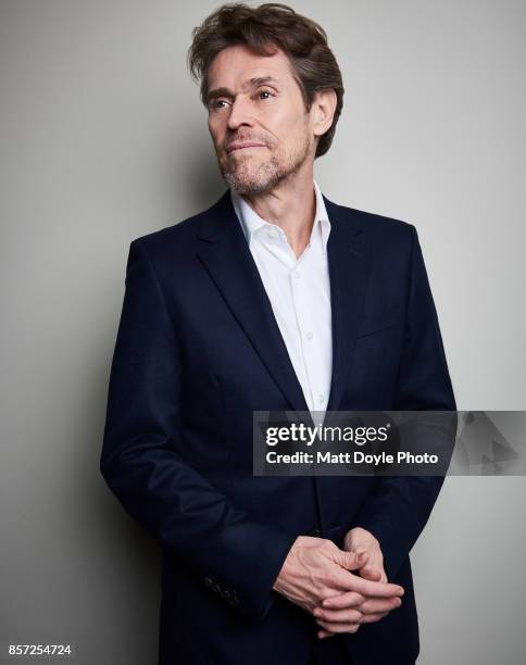 Actor Willem Dafoe from the film 'The Florida Project' poses for a portrait at the 55th New York Film Festival on October 1, 2017.