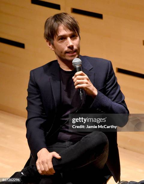 Sean Baker attends the 55th New York Film Festival - NYFF Live - "The Florida Project" at Elinor Bunin Munroe Film Center on October 3, 2017 in New...