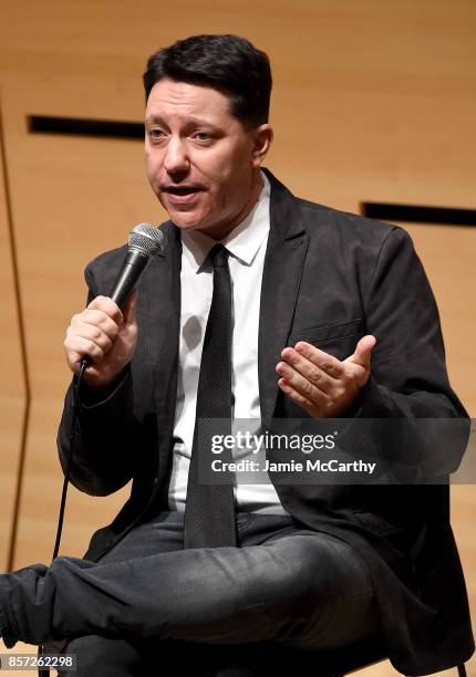 Chris Bergoch attends the 55th New York Film Festival - NYFF Live - "The Florida Project" at Elinor Bunin Munroe Film Center on October 3, 2017 in...