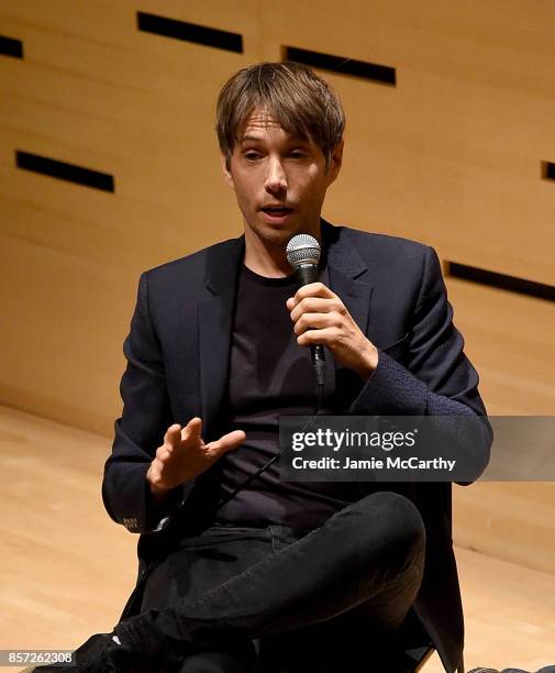 Sean Baker attends the 55th New York Film Festival - NYFF Live - "The Florida Project" at Elinor Bunin Munroe Film Center on October 3, 2017 in New...