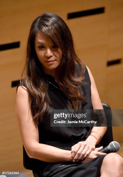 Samantha Quan attends the 55th New York Film Festival - NYFF Live - "The Florida Project" at Elinor Bunin Munroe Film Center on October 3, 2017 in...