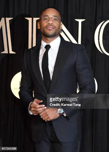 Reggie Yates attends the BFI Luminous Fundraising Gala at The Guildhall on October 3, 2017 in London, England.