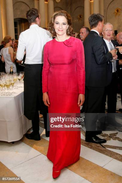 German actress Martina Gedeck during the Re-Opening of the Staatsoper Unter den Linden on October 3, 2017 in Berlin, Germany.