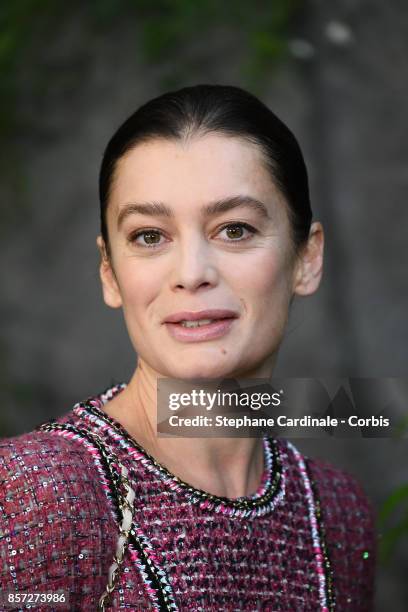 Aurelie Dupont attends the Chanel show as part of the Paris Fashion Week Womenswear Spring/Summer 2018 at on October 3, 2017 in Paris, France.