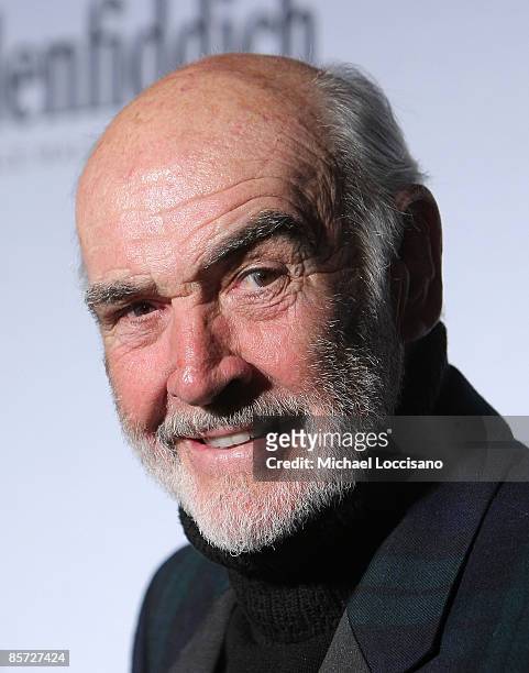 Sir Sean Connery hosts and attends the "Dressed To Kilt" charity fashion show benefiting Friends of Scotland at M2 Lounge on March 30, 2009 in New...