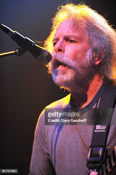 Musician Bob Weir of The Dead performs at the Gramercy Theater on March 30, 2009 in New York City.