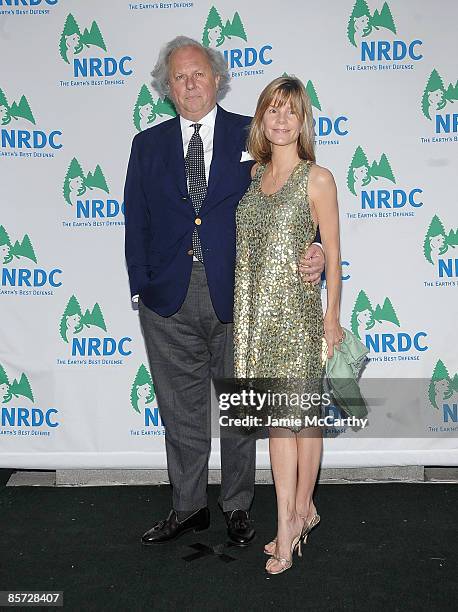 Graydon Carter, Editor in Chief of Vanity Fair and Anna Scott attend the Natural Resources Defense Council's 11th annual "Forces For Nature" benefit...