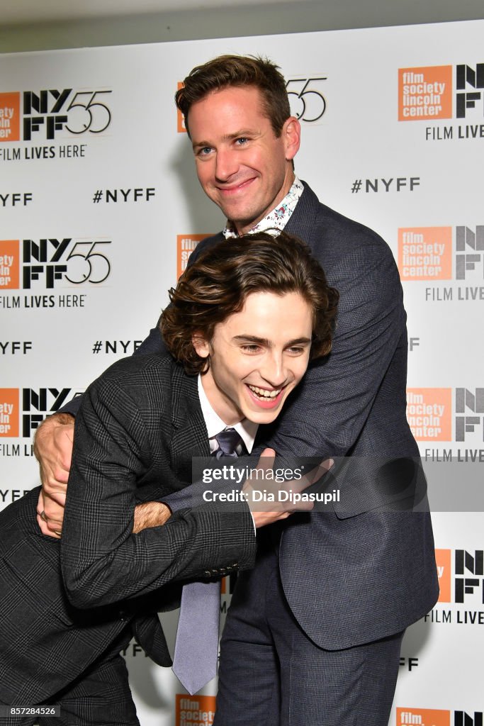 55th New York Film Festival - "Call Me By Your Name"