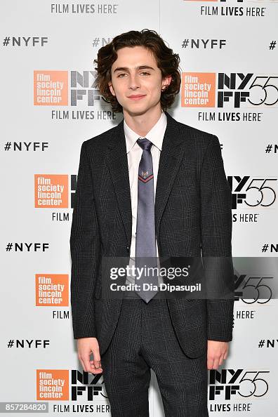 55th New York Film Festival - "Call Me By Your Name" 55th New York Film Festival - "Call Me By Your Name"