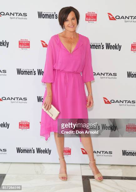 Cassandra Thorburn arrives ahead of the annual Women of the Future awards on October 4, 2017 in Sydney, Australia.