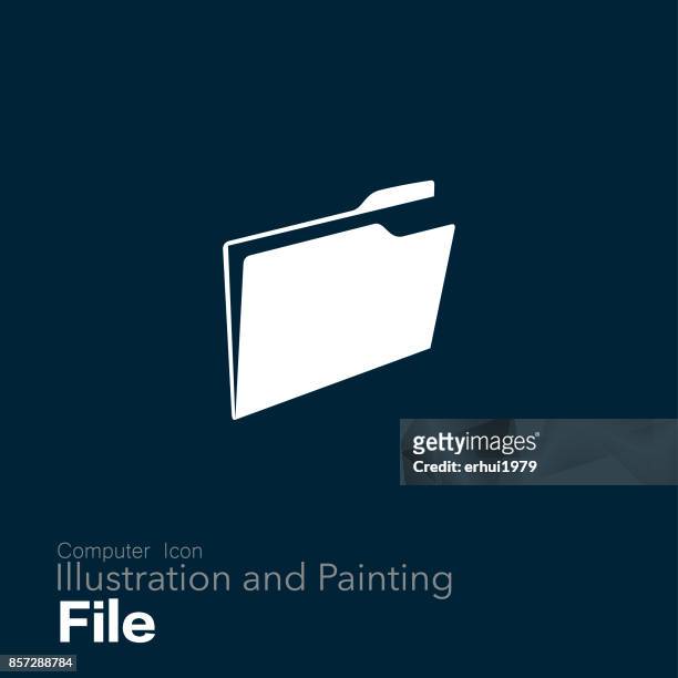 file - filing documents stock illustrations