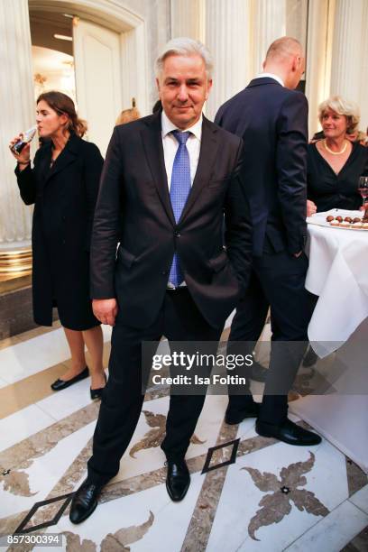 Former mayor of Berlin Klaus Wowereit during the Re-Opening of the Staatsoper Unter den Linden on October 3, 2017 in Berlin, Germany.