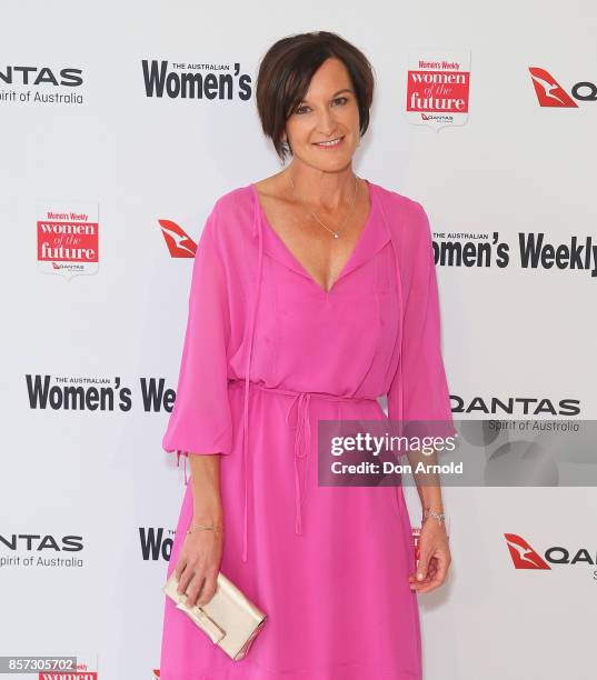 Cassandra Thorburn arrives ahead of the annual Women of the Future awards on October 4, 2017 in Sydney, Australia.