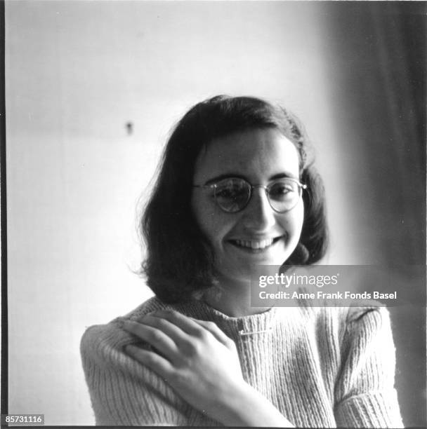 Margot Frank, who lived with her sister Anne Frank in concealed rooms during the Nazi occupation of Amsterdam, circa 1941.