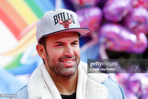 German singer Jay Khan attends the 'My little Pony' Premiere at Zoo Palast on October 3, 2017 in Berlin, Germany.