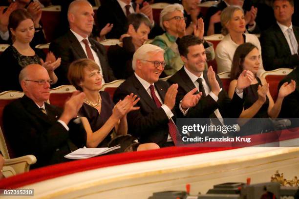 President of the Bundestag Norbert Lammert, Frank-Walter Steinmeier, federal president of Germany and his wife Elke Buedenbender, Matthias Schulz,...