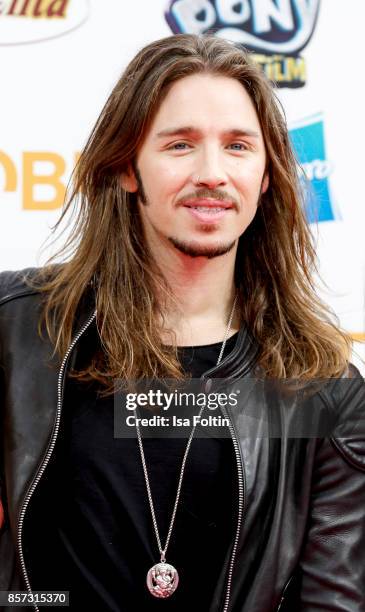 German singer Gil Ofarim attends the 'My little Pony' Premiere at Zoo Palast on October 3, 2017 in Berlin, Germany.