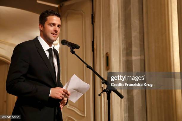 Matthias Schulz, incoming director of Staatsoper attends the Re-Opening of the Staatsoper Unter den Linden on October 3, 2017 in Berlin, Germany.