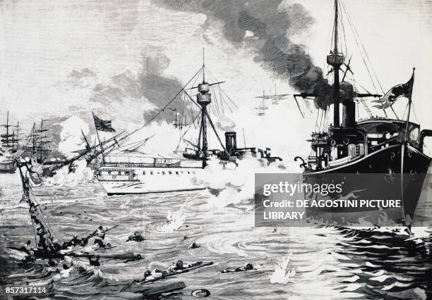 Yalu Riber 11 Battle Of Yalu River (1894) Stock Photos, High-Res Pictures, and ...