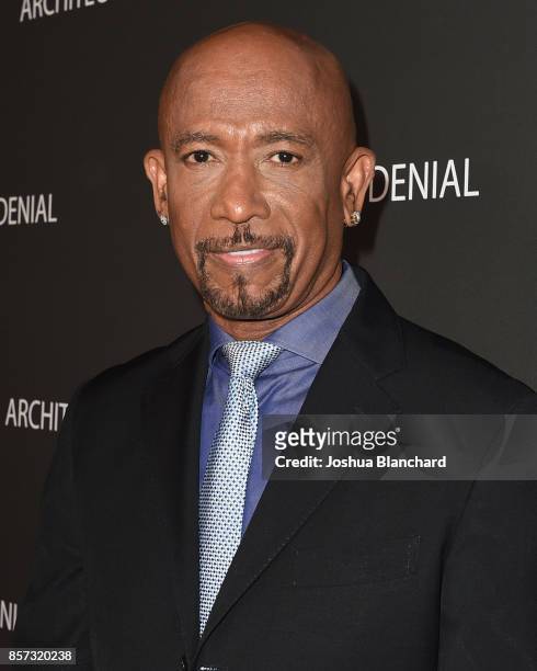 Montel Williams arrives at the Architects of Denial, Los Angeles Premiere on October 3, 2017 in Los Angeles, California.