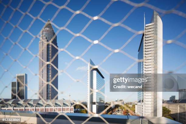 messeturm - messeturm frankfurt stock pictures, royalty-free photos & images