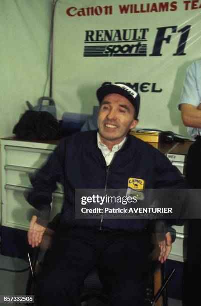 Frank Williams, le fondateur et proprietaire de l'ecurie de formule 1 Williams lors du Grand Prix de Belgique.