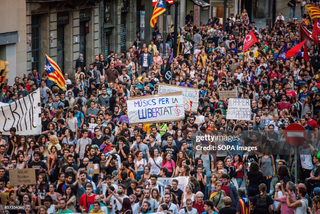 Thousands of citizens protester demonstrate against the...