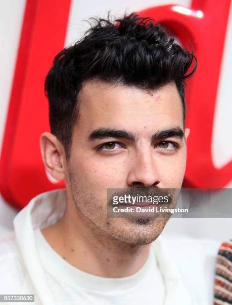 Musician Joe Jonas of DNCE attends the grand opening of Westfield Century City at Westfield Century City on October 3, 2017 in Century City,...