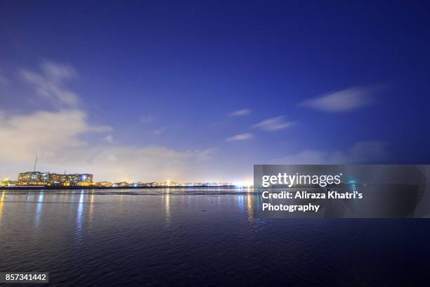 sea view landscape - karachi pakistan - muharram fotografías e im�ágenes de stock