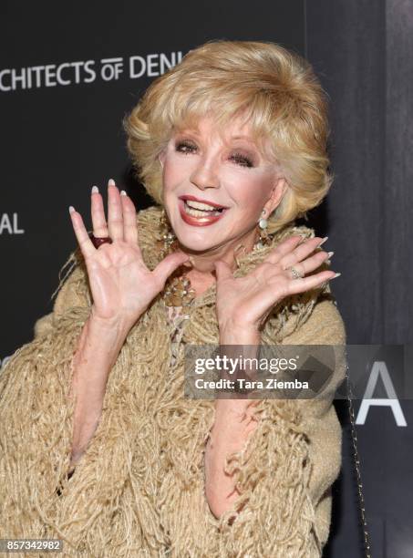 Actress Ruta Lee attends the premiere of 'Architects Of Denial' at Taglyan Complex on October 3, 2017 in Los Angeles, California.