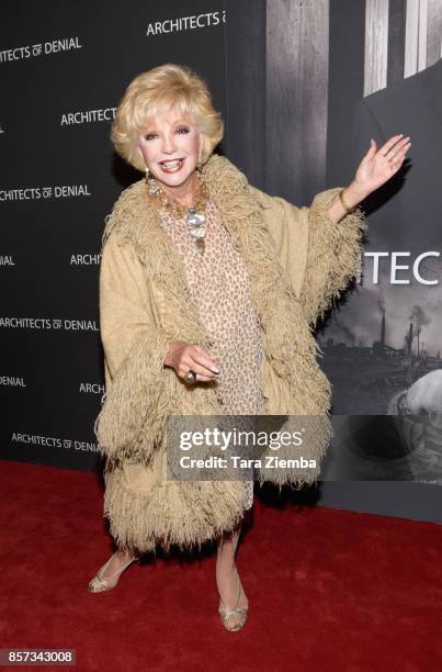 Actress Ruta Lee attends the premiere of 'Architects Of Denial' at Taglyan Complex on October 3, 2017 in Los Angeles, California.