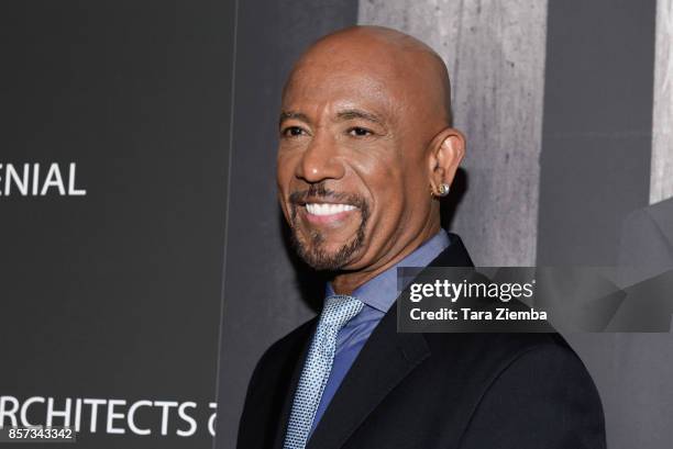 Executive producer Montel Williams attends the premiere of 'Architects Of Denial' at Taglyan Complex on October 3, 2017 in Los Angeles, California.