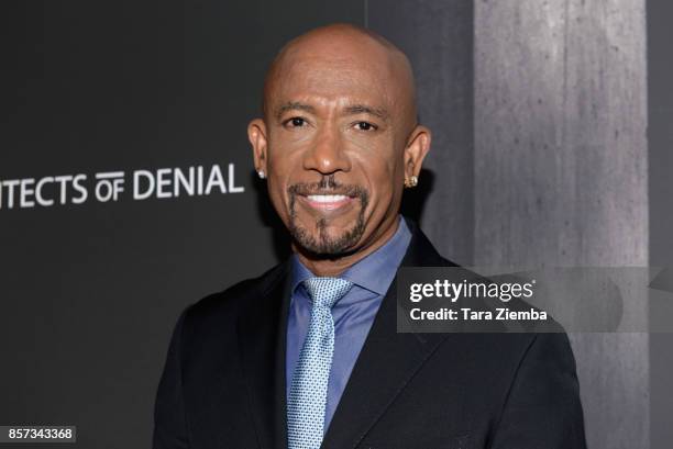 Executive producer Montel Williams attends the premiere of 'Architects Of Denial' at Taglyan Complex on October 3, 2017 in Los Angeles, California.