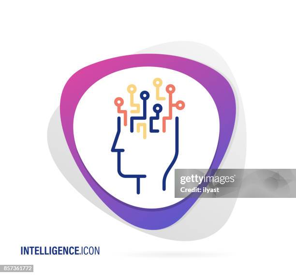 intelligence icon - linguistics stock illustrations