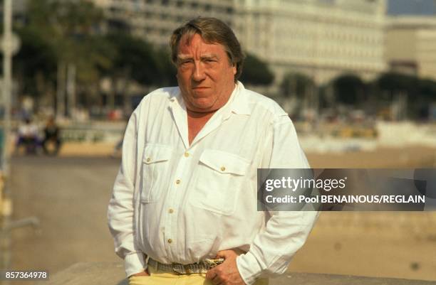 Georges Delerue, compositeur et directeur musical de films, au 44e Festival de Cannes le 15 mai 1991 a Cannes, France.