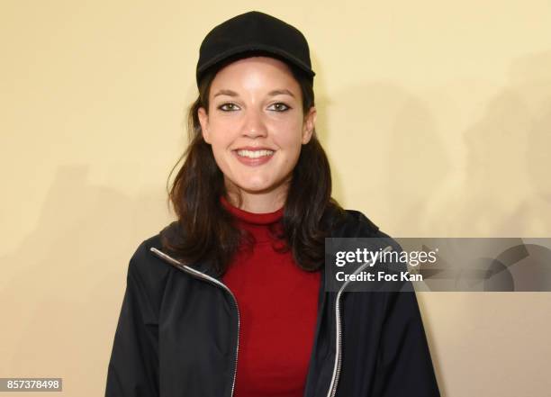 Singer Jain attends the Agnes B. Show as part of the Paris Fashion Week Womenswear Spring/Summer 2018 on October 3, 2017 in Paris, France.