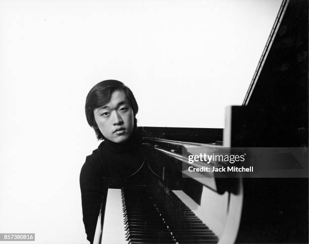 South Korean pianist and conductor Myung-whun Chung photographed in 1976.