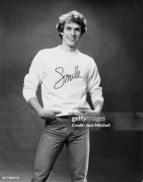 Olympic Gold Medal winning British figure skater John Curry in 1976.