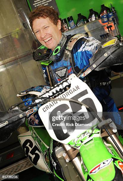 Recording Artist Craig Morgan hosts The Craig Morgan Charity Events motocross ride at The Chigger Run on March 31, 2009 in Van Leer, Tennessee.