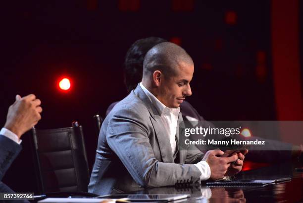 Casper Smart at taping for Mira Quien Baila at Univision Studios on October 1, 2017 in Miami, Florida.