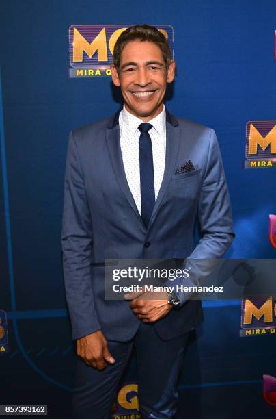 Johnny Lozada at taping for Mira Quien Baila at Univision Studios on October 1, 2017 in Miami, Florida.