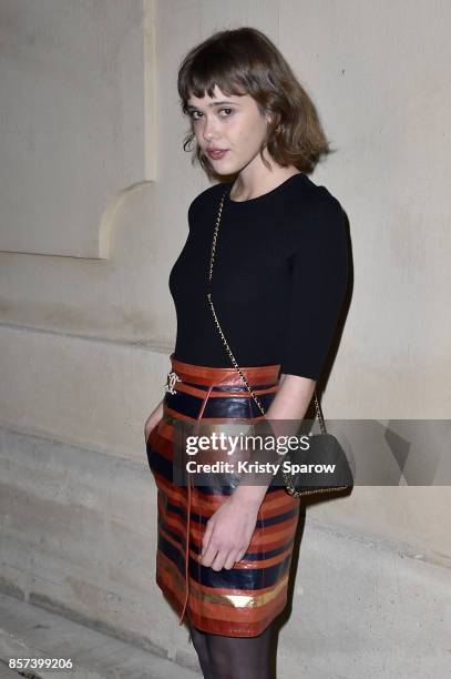 Mathilde Warnier attends the Chanel "Code Coco" Watch Launch Party as part of the Paris Fashion Week Womenswear Spring/Summer 2018 on October 3, 2017...