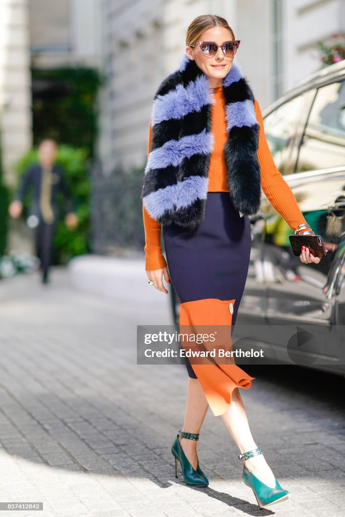 Street Style : Paris Fashion Week Womenswear Spring/Summer 2018 : Day Eight